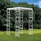 French Style Garden Arch Arbor Trellis Wedding Lawn Metal Gazebo Pergola Pavilio